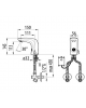 Miscelatore elettrico DMP Sette Mix 230Vac in ottone