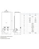 Scaldabagno Istantaneo Chaffoteaux BRD LNX ONM 11 LPG EU Camera Aperta Gas Gpl A Basse Emissioni Nox