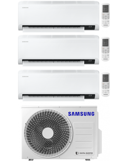 Climatizzatore Samsung Cebu Trial Split 9000+9000+12000 btu R-32 Wi-Fi A++A+ U.E. AJ052TXJ3KG 5.2 Kw