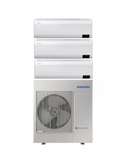 Climatizzatore Samsung Trial Split Inverter serie WINDFREE AVANT 9+9+9  R-32 Wi-Fi A++ con AJ080TXJ4KG 8 Kw